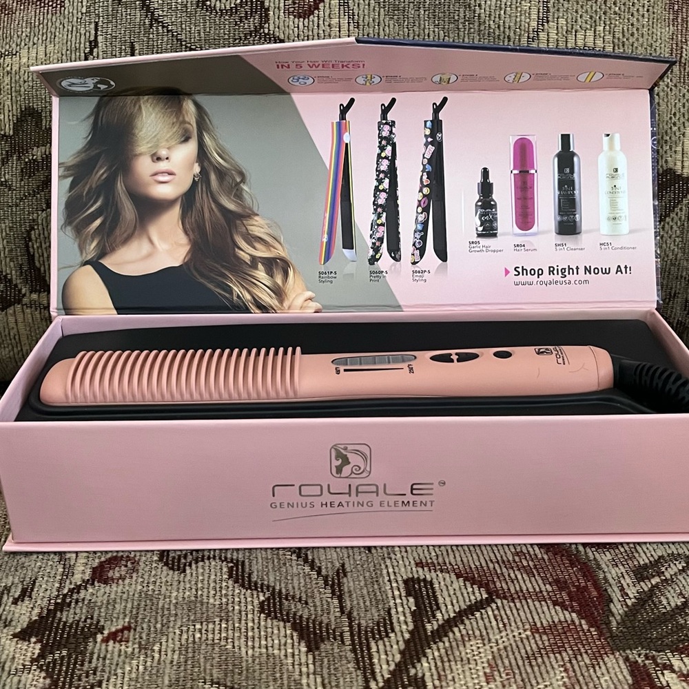 Royale Genius Heating Element Multi Purpose Ceramic Hair Brush.